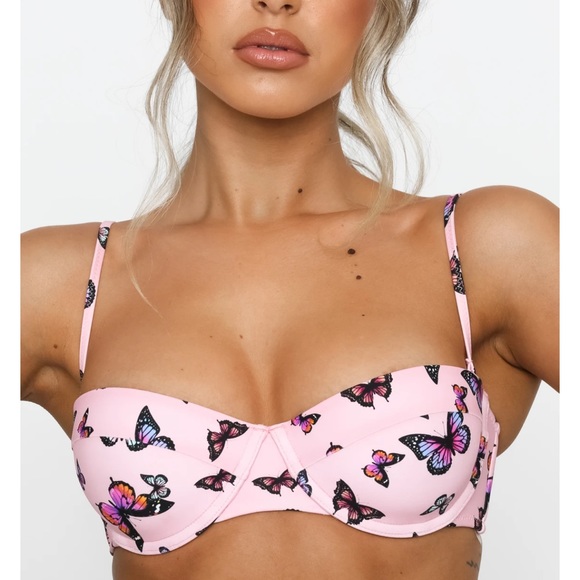 White Fox Boutique Other - White Fox Boutique Butterfly Bikini Top 🦋